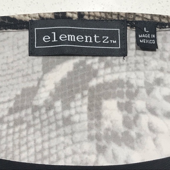 Elementz snake print top - Picture 4 of 5